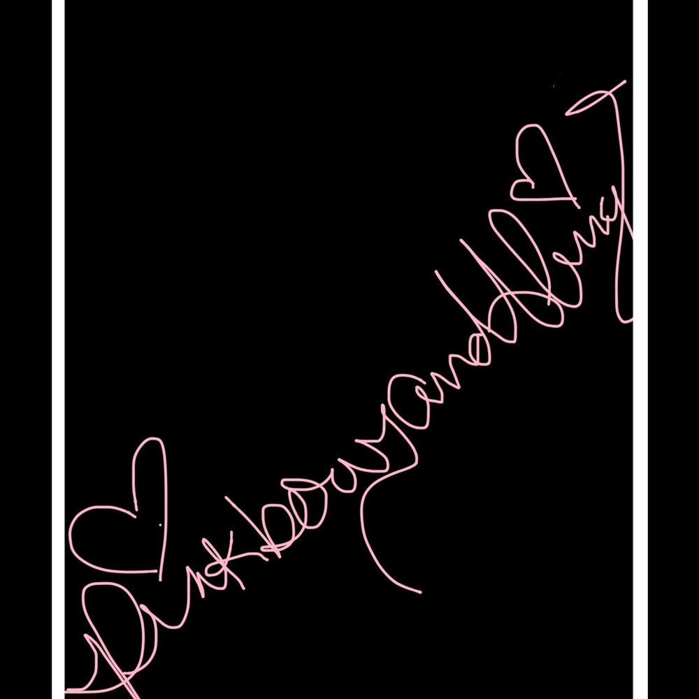 Betsey Johnson Classic sunglasses black pink rayban style frames vintage heart - Picture 8 of 10